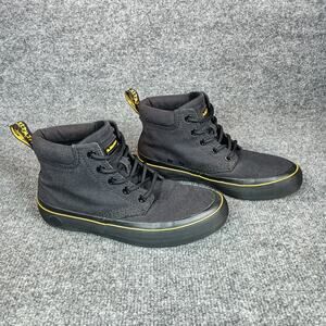 Dr Martens Canvas Sneaker Boots Women Size 6 Black Allana Lightweight